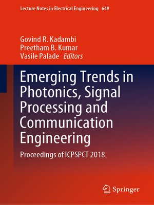 cover image of Emerging Trends in Photonics, Signal Processing and Communication Engineering